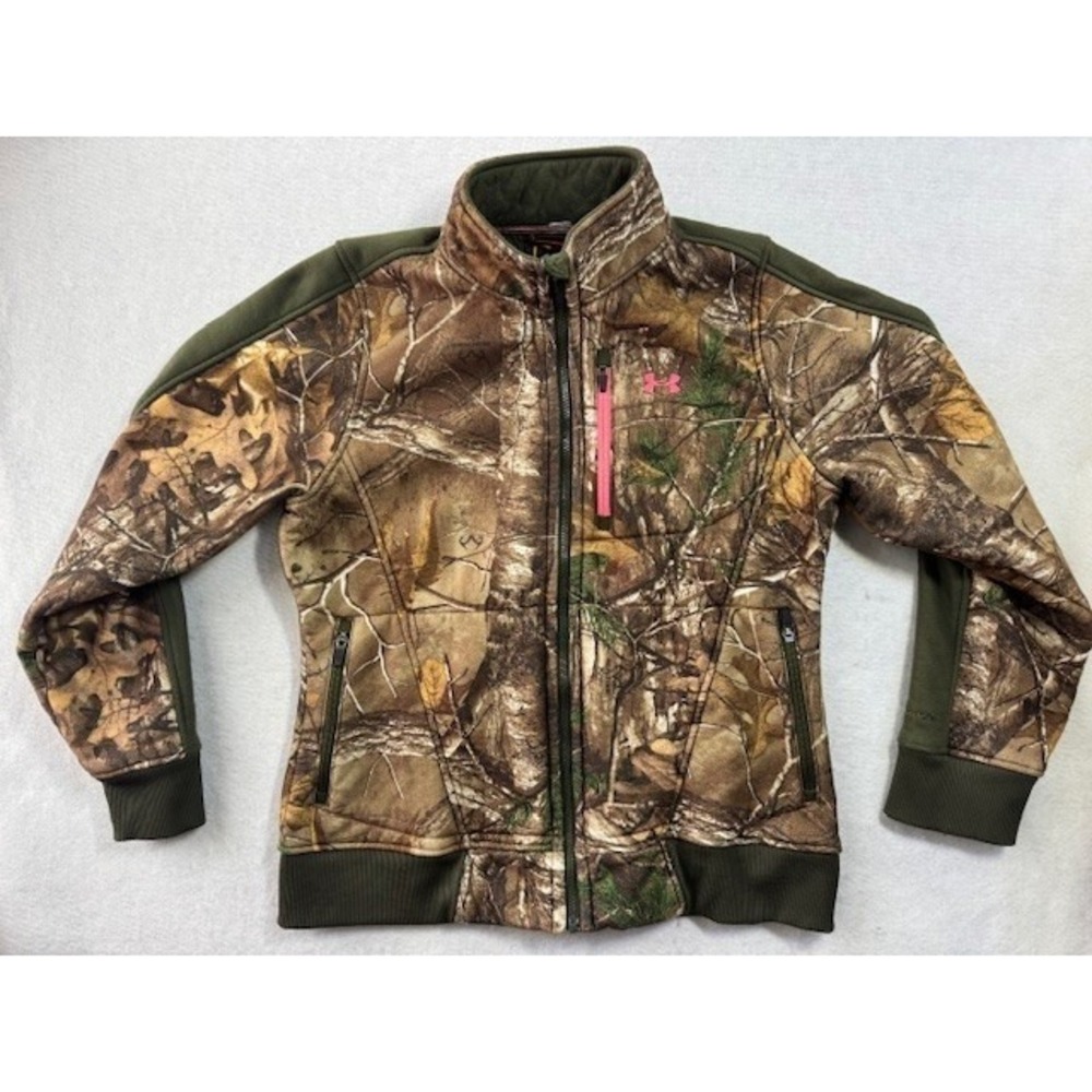 Under Armour Jacket Womens LRG Ayton Storm Realtree Camo Hunting Hiking Outdoor‎